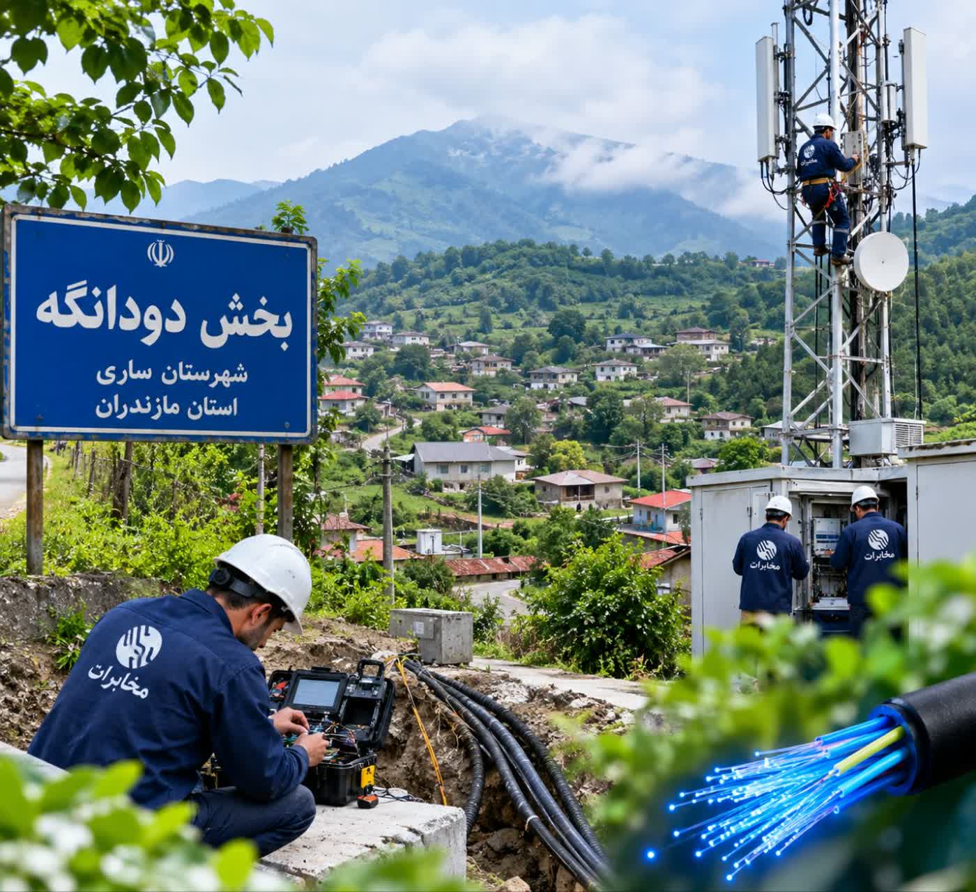 اختلال ارتباطی روستاهای دودانگه رفع شد