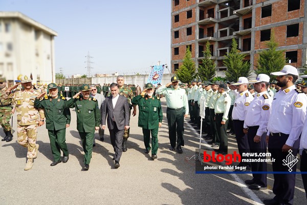 تصاویر / صبحگاه مشترک نیروهای مسلح بمناسبت سوم خرداد در مرکز مازندران