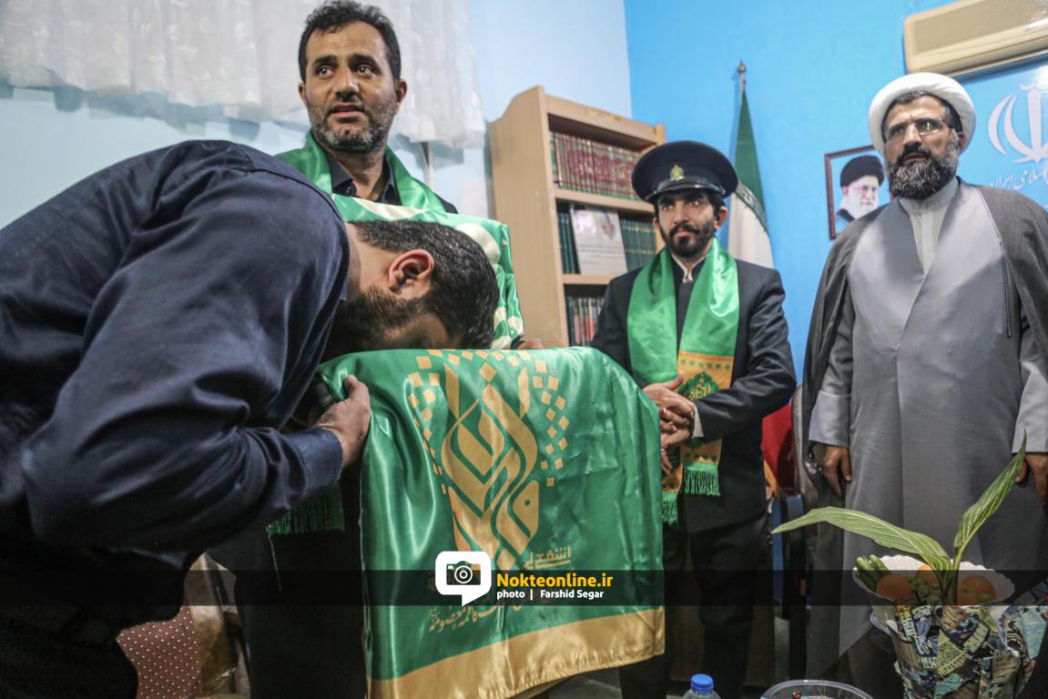 شرق مازندران عطرآگین به پرچم متبرک حرم کریمه اهل بیت