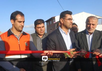 تصاویر/ افتتاح آسفالت جاده وزوار شهرستان گلوگاه به همت راهداری