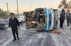 واژگونی مینی‌بوس در جاده نکا با ۲۳ مصدوم