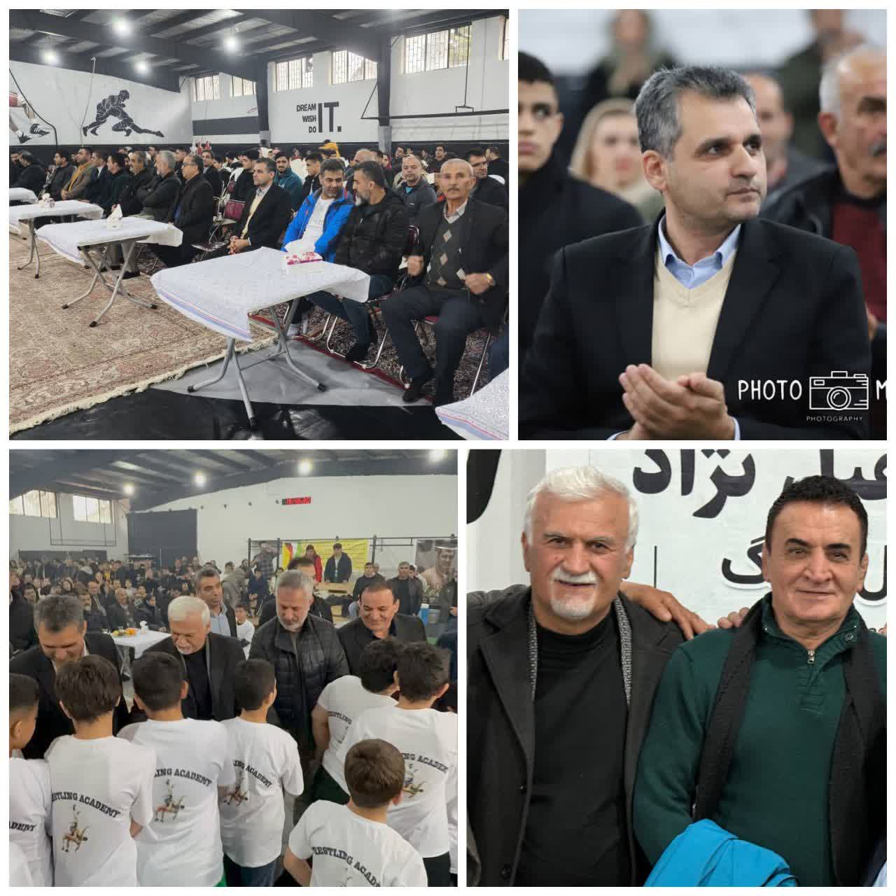 آکادمی کشتی شهرستان نوشهر افتتاح شد