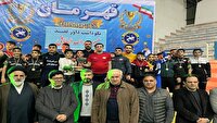 قهرمانی تیم قائم‌شهر در لیگ کشتی آزاد خردسالان مازندران