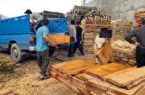 باند سازمان‌یافته قاچاق چوب در بندپی بابل دستگیر شد