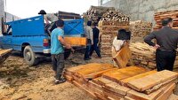 باند سازمان‌یافته قاچاق چوب در بندپی بابل دستگیر شد
