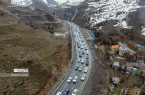 جاده‌های مازندران لغزنده و با ترافیک پرحجم مواجه است