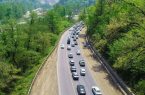 ترافیک پرحجم و روان در جاده‌های مازندران