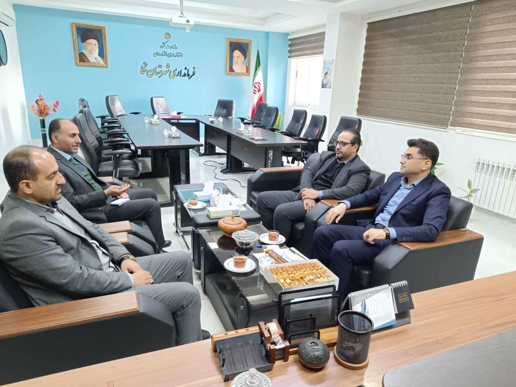 دیدار با سرپرست فرمانداری نکا / بازدید از پروژه های ارتباطی بخش مرکزی شهرستان نکا