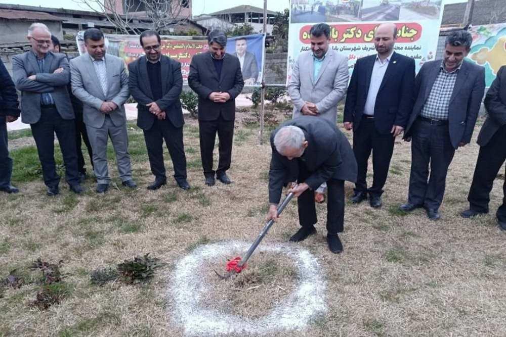 آئین کلنگ زنی سایت جدید تلفن همراه در روستای مهلبان شهرستان فریدونکنار برگزار شد