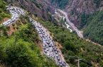 جاده کندوان مسدود شد/ ترافیک سنگین در جاده‌های شمال