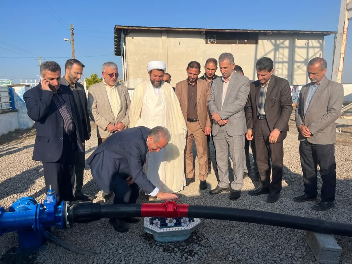 افتتاح طرح آبرسانی در شهرستان محمودآباد