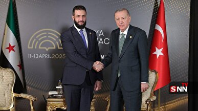 دیدار رهبران تحریرالشام و رئیس جمهور ترکیه + عکس