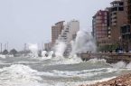 دریای مازندران مواج است؛ تداوم رگبار باران