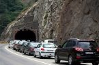 بازگشت مسافران و ترافیک سنگین در محورهای مواصلاتی مازندران/یک‌طرفه شدن کندوان و هراز