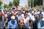 قیام نمازگزاران در محکومیت حمله ‌اسرائیل/ فقط انتقام‌