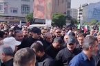 حضور پزشکیان در مراسم تشییع پیکر شهدای اقتدار
