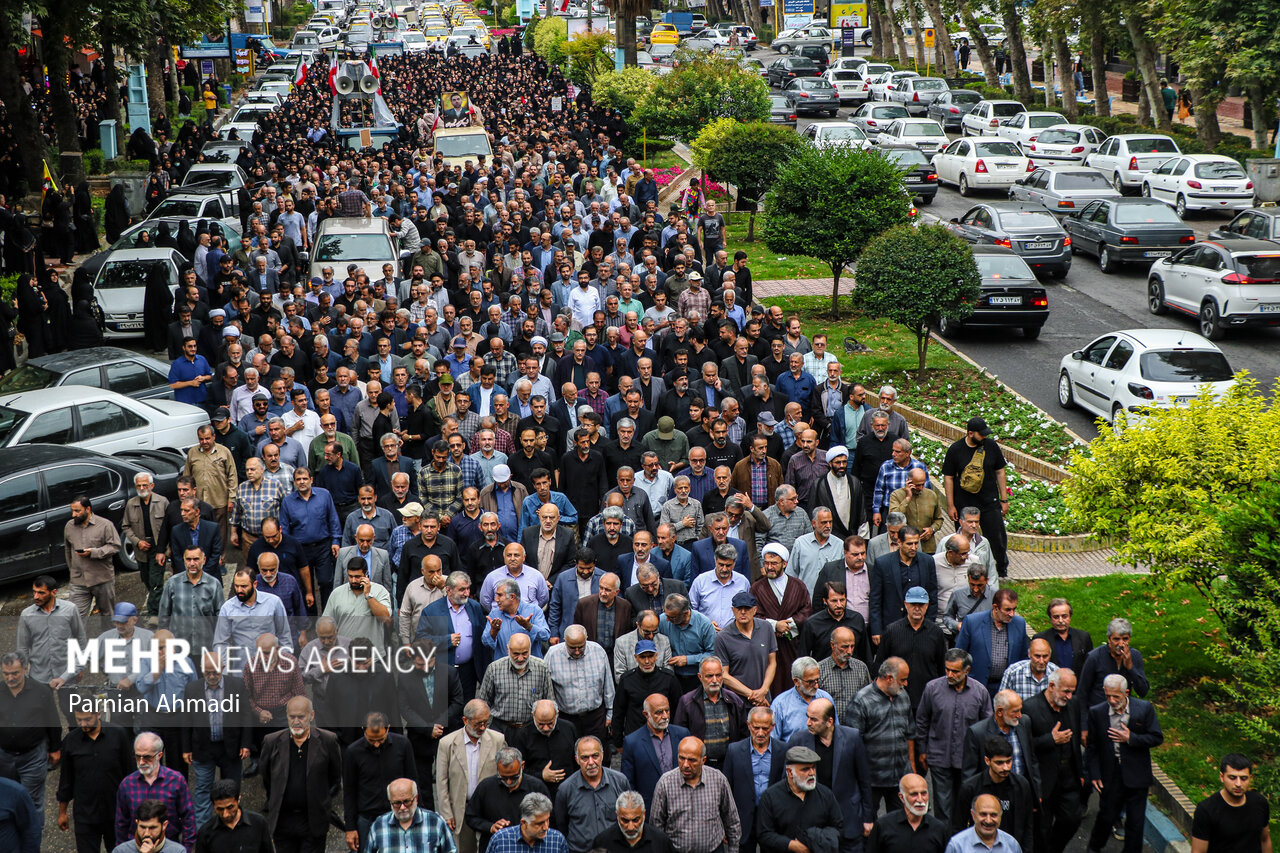 پیکر مطهر شهید «مجید تجن جاری» در آمل تشییع شد