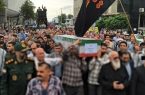 تشییع پیکر ۲ شهید تجاوز رژیم غاصب صهیونیستی در قائمشهر