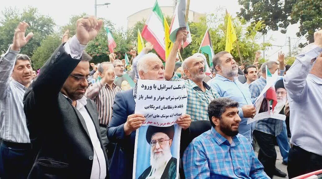 فریاد «الله اکبر» مازندرانی ها در حمایت از عملیات بشارت فتح