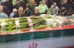 آیین وداع با پیکر سردار شهید رستمیان در بهشهر برگزار شد