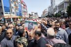 تشییع پیکر سردار شهید رستمیان در بهشهر