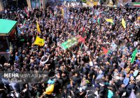 پیکر مطهر شهید «امیرحسین صالحی» در آمل تشییع شد