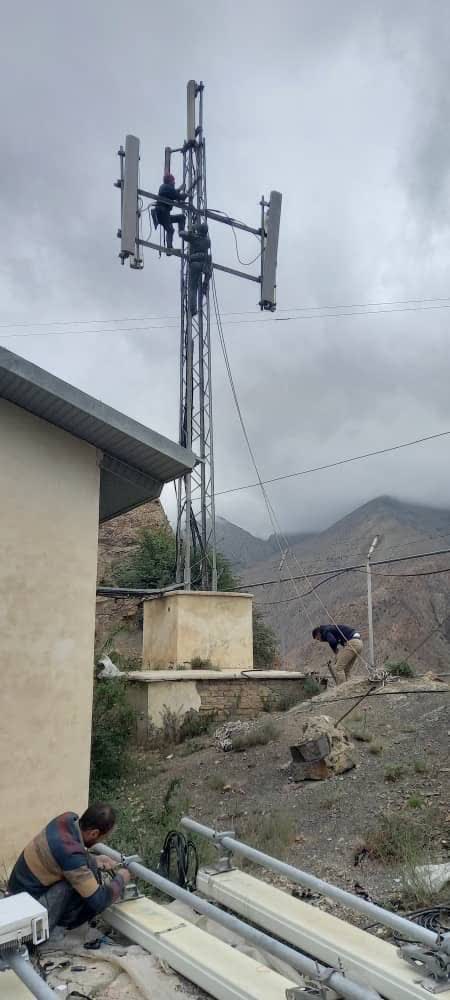 اتصال ۱۳۱ خانوار بخش بلده شهرستان نور به نسل چهارم(4G) اینترنت پرسرعت همراه