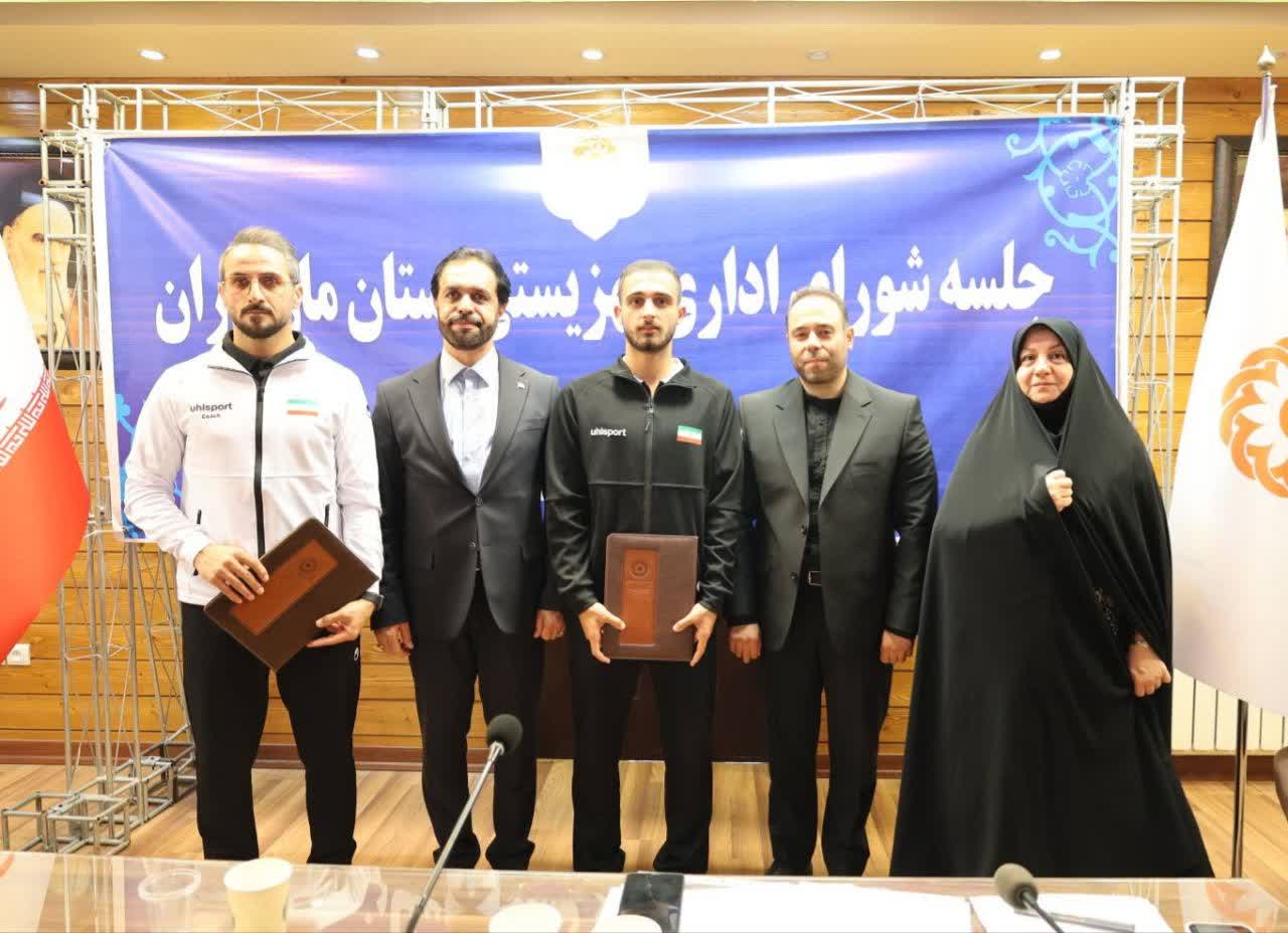 تجلیل از ملی پوشان مازندرانی تیم فوتسال ناشنوایان ایران، قهرمان جهان 