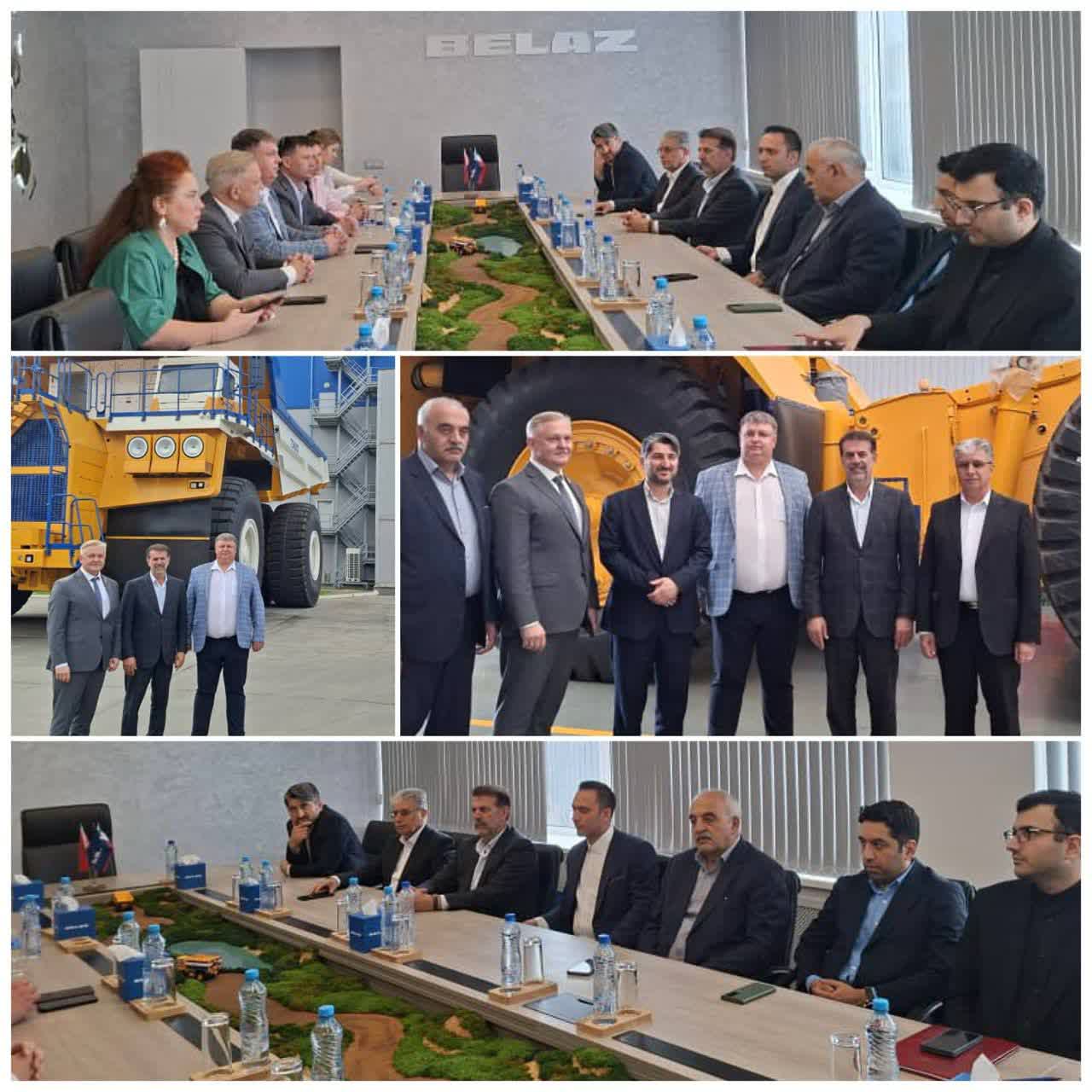 نشست هیأت ایرانی با مدیر کارخانه خودروسازی بلاز در شهر ژادینو بلاروس برگزار شد
