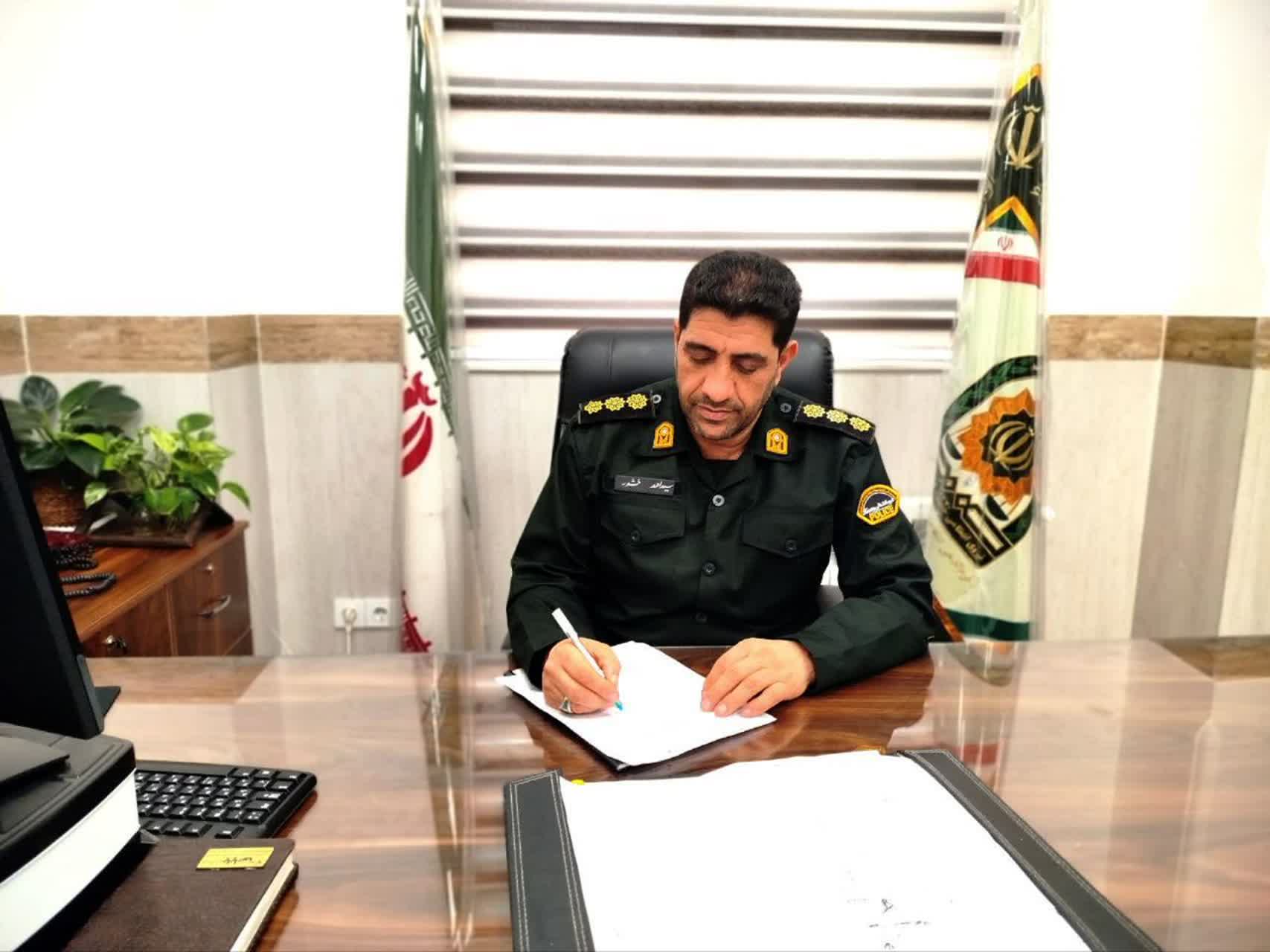 کشف خودروي سرقتی ودستگیری سارق خودرو در گلوگاه