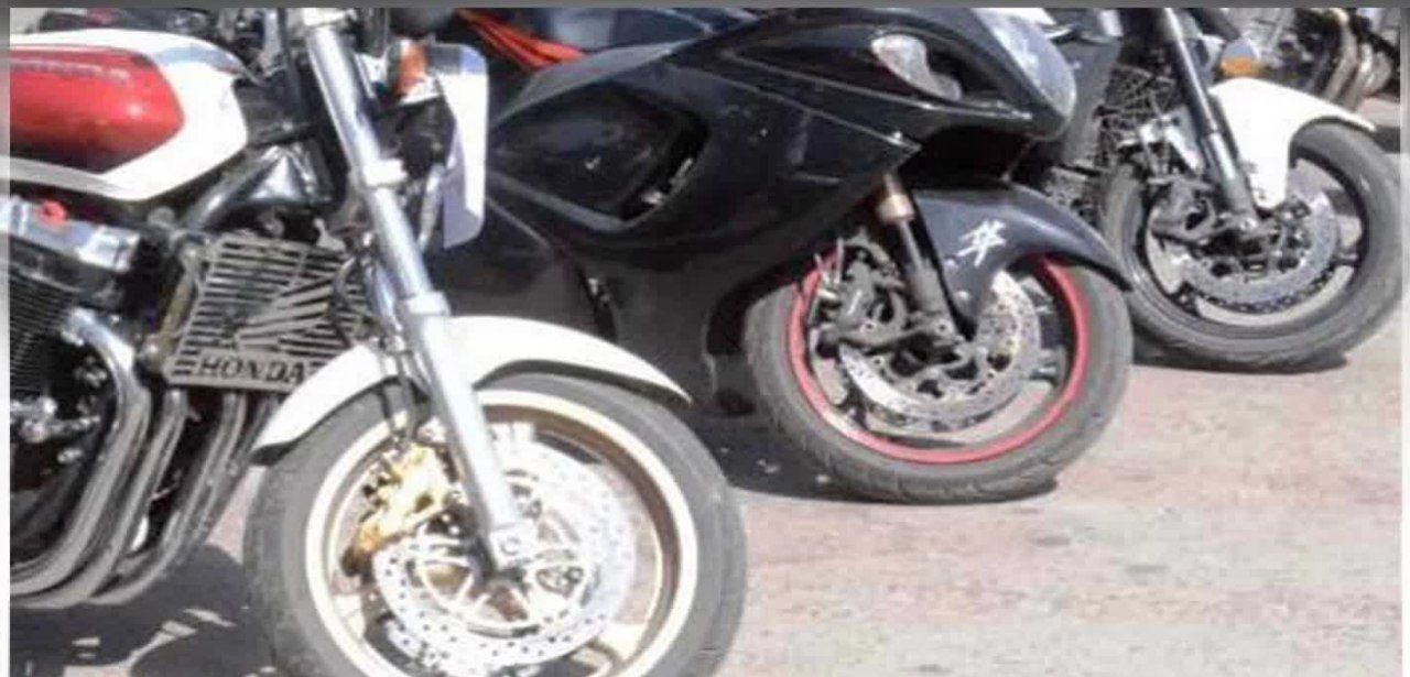 توقیف موتور سنگین های قاچاق در گلوگاه