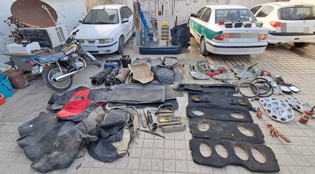 دستگيري سارق محتويات خودرو در قائمشهر