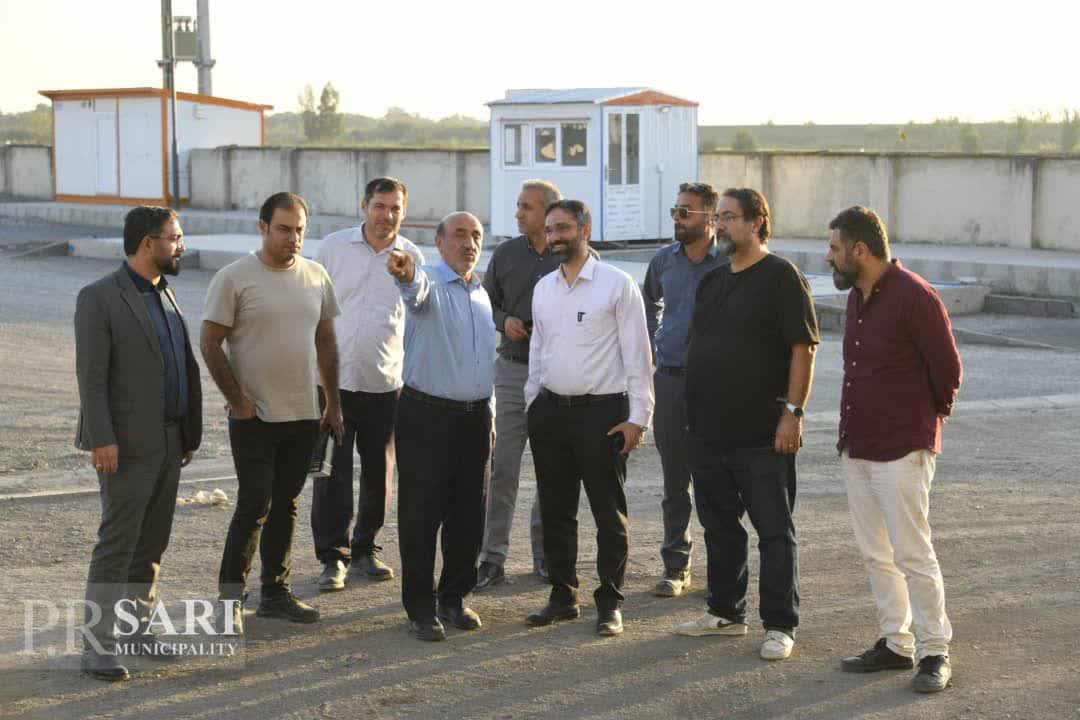 بازدید شهردار ساری از نیروگاه زباله‌سوز ۴۵۰ تنی ساری