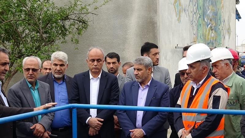 افزایش چشمگیر تاب‌آوری انبار نفت ساری با بهره‌برداری از حوضچه دسترسی مستقیم به منابع پایدار آب