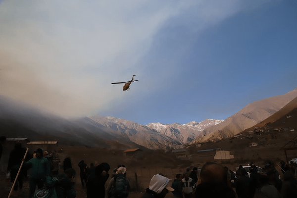 اطفای حریق حوزه جنوب و شرق جنگل‌های الیت چالوس