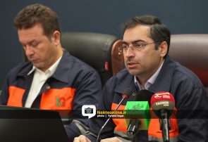 عکس/ نشست خبری «محسن محمد نژاد» مدیرکل راهداری و حمل و نقل جاده‌ای مازندران در روز راهدار