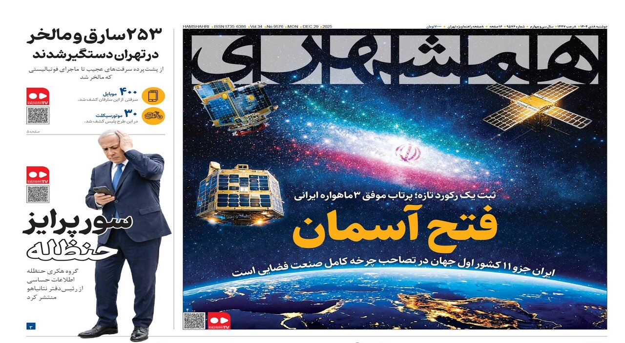 ایران جزو ۱۱ کشور اول فضایی جهان شد |  سورپرایز حنظله