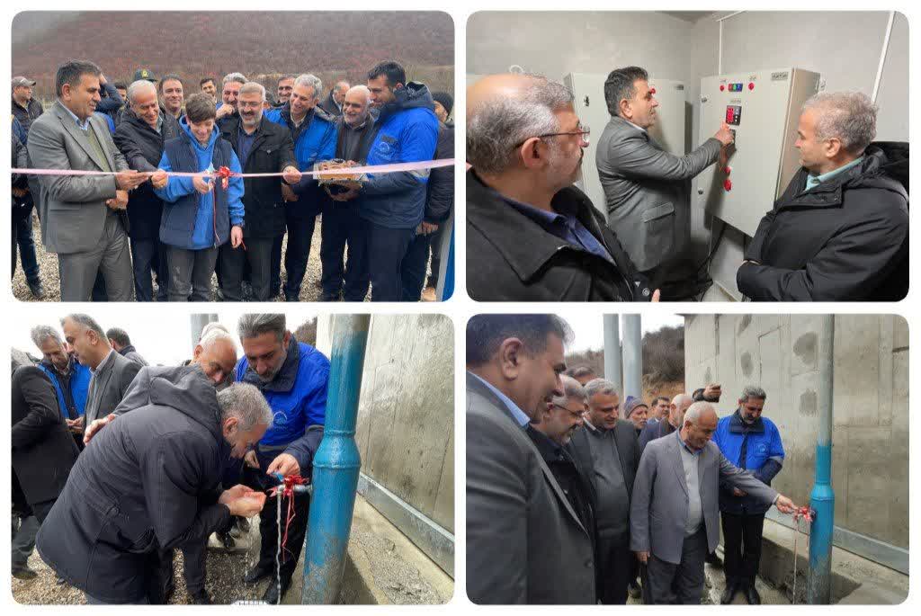 افتتاح و آغاز عملیات اجرایی ۵ طرح آبرسانی در بخش دودانگه شهرستان ساری